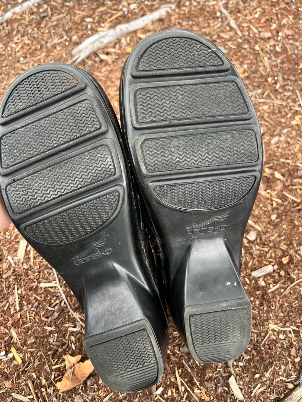 Dansko Marcelle Black Leather Mary Jane Clogs Shoes Size 40/ US size 9.5 Comfort - Picture 8 of 10